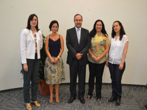 Representantes da Associação visitam Grella para falar sobre a carreira do papiloscopista